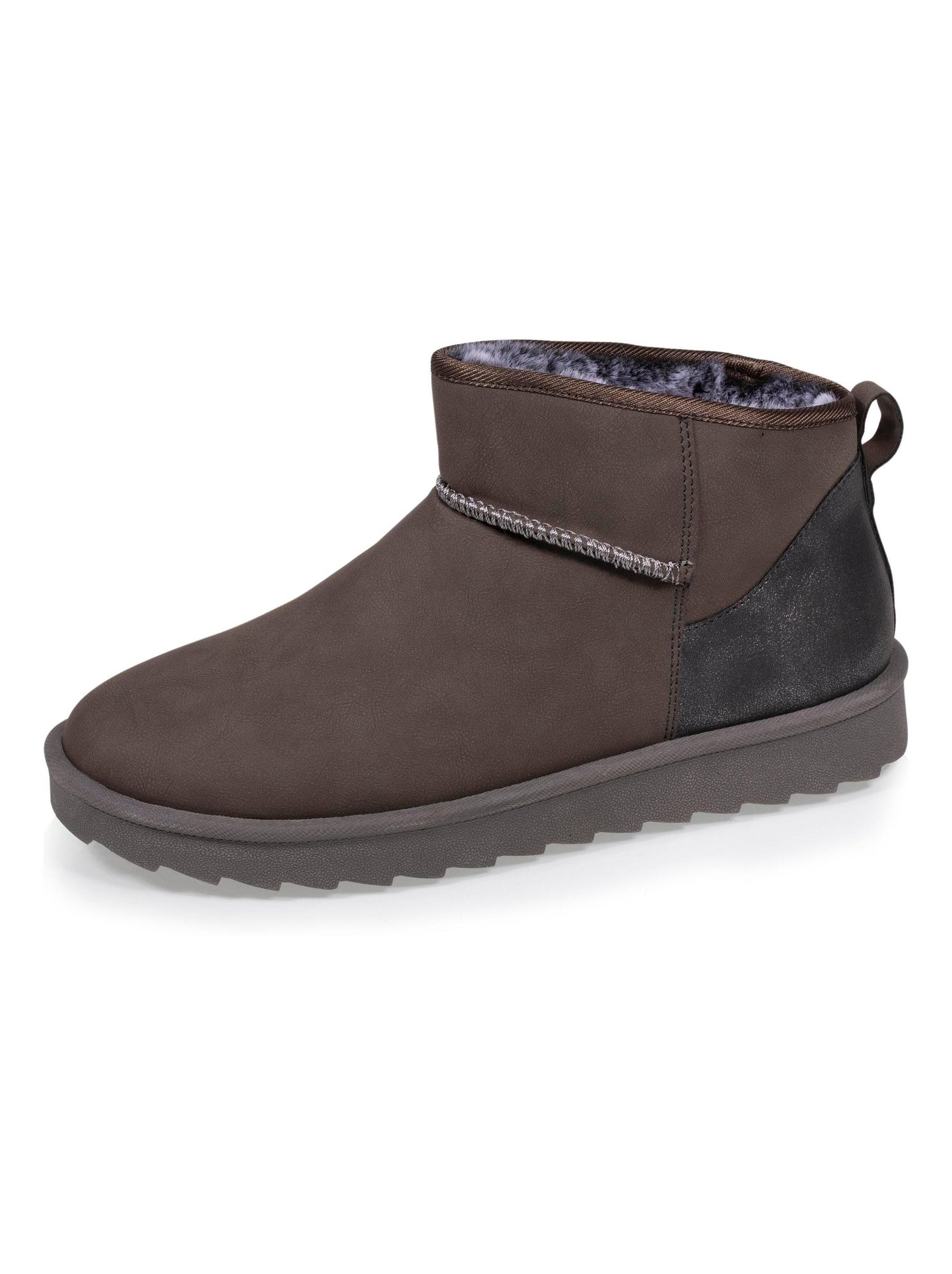 Bottines chaudes legeres confortables et modernes effet nubuck