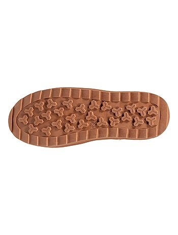 Bottines chaudes, légères, confortables et modernes, effet nubuck Isotoner