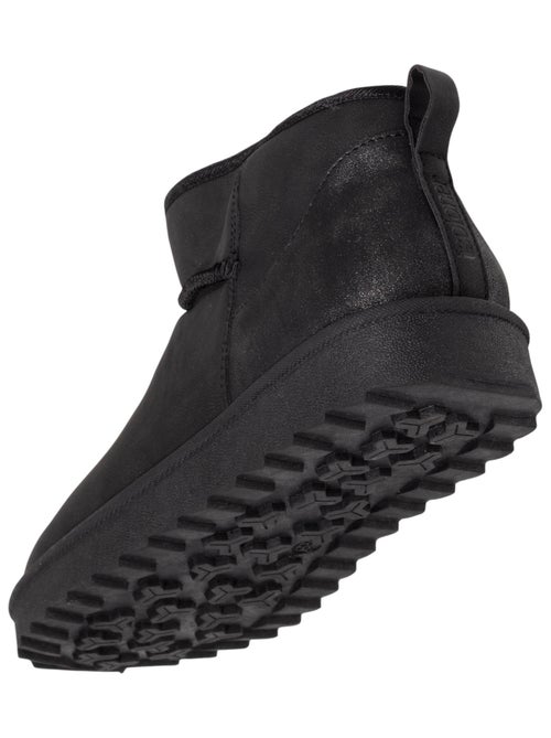 Bottines chaudes, légères, confortables et modernes, effet nubuck  Isotoner - Kiabi