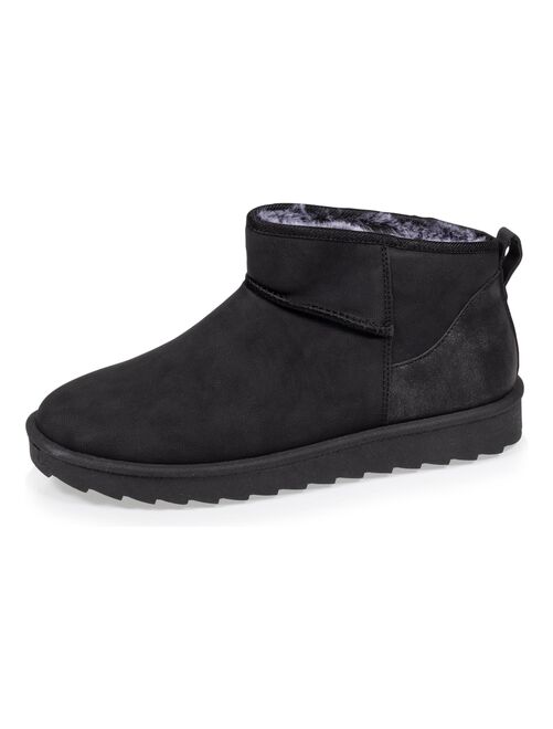 Bottines chaudes, légères, confortables et modernes, effet nubuck - Kiabi