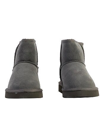 Bottines Chausson Cuir Natural World Bota Alta Merino