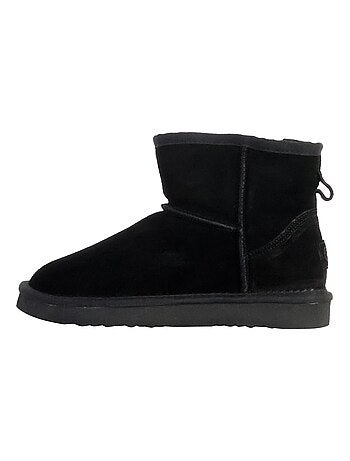 Bottines Chausson Cuir Natural World Bota Alta Merino