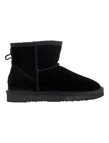 Bottines Chausson Cuir Natural World Bota Alta Merino