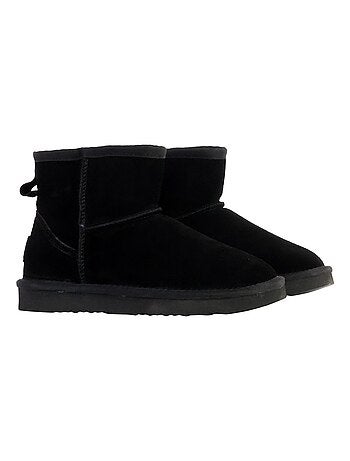 Bottines Chausson Cuir Natural World Bota Alta Merino