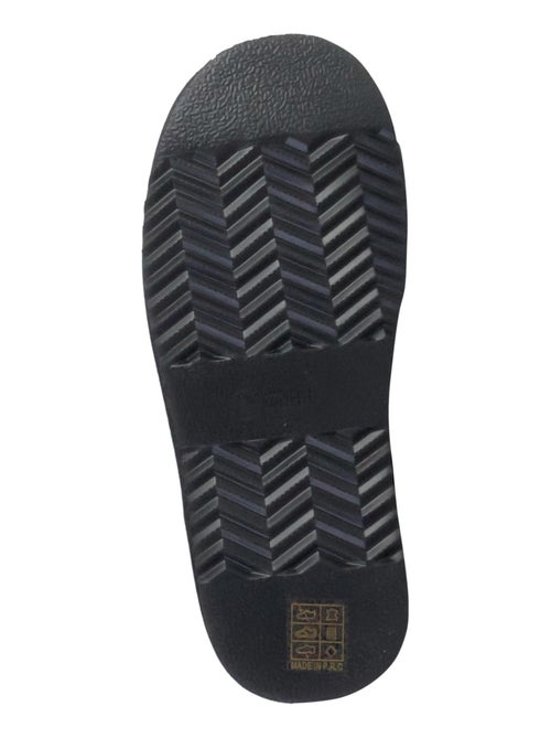 Bottines Chausson Cuir Natural World Bota Alta Merino - Kiabi