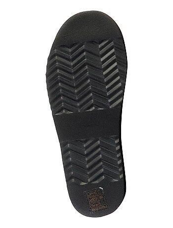Bottines Chausson Cuir Natural World Media Merino
