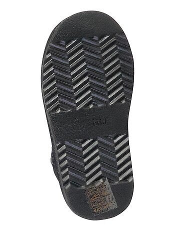 Bottines Chausson Enfant Cuir Natural World Bota Alta Merino