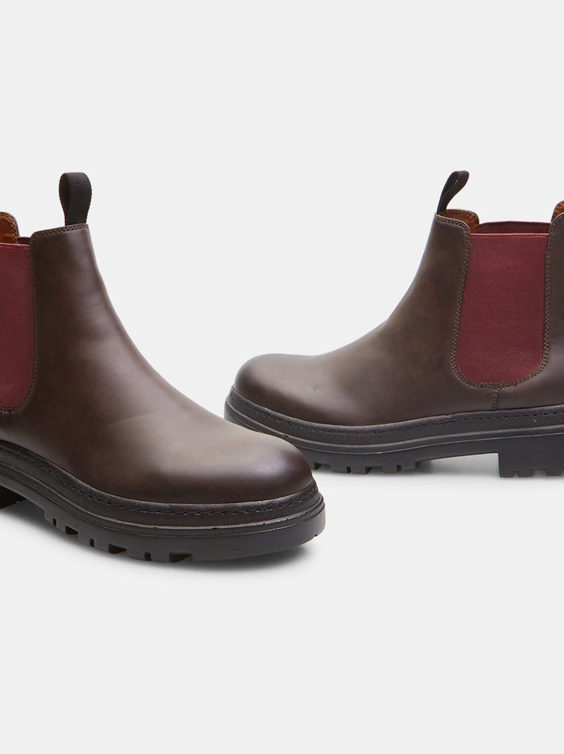 Bottines chelsea - BATA Marron - Kiabi