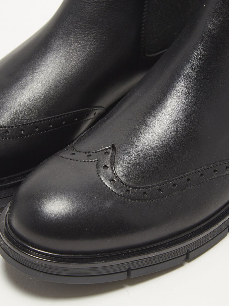 Bottines chelsea - BATA Noir - Kiabi