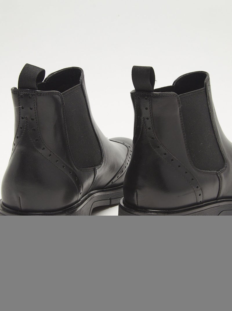 Bottines chelsea - BATA Noir - Kiabi