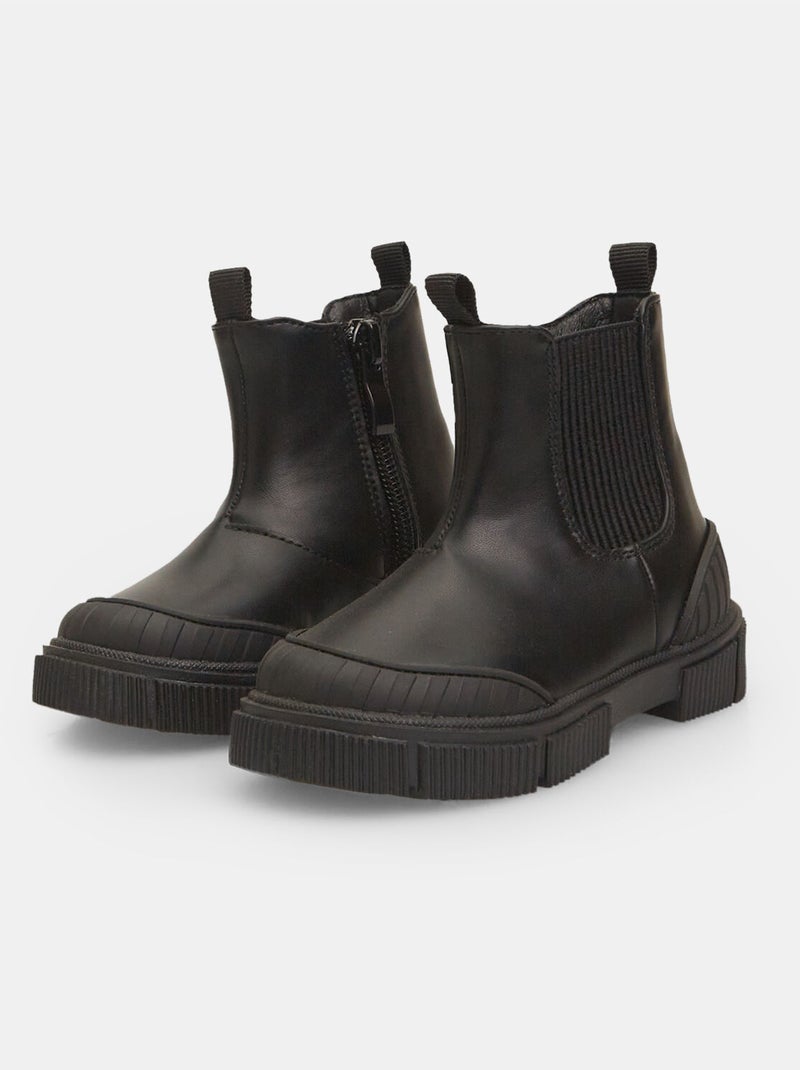 Bottines chelsea - Bubblegummers Noir - Kiabi