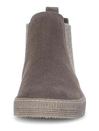 Bottines chelsea - en cuir nubuck