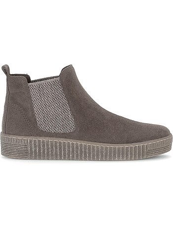 Bottines chelsea - en cuir nubuck