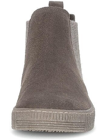 Bottines chelsea - en cuir nubuck