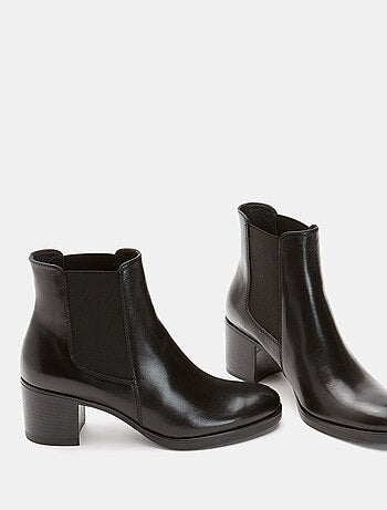 bottines chelsea à talon large BATA
