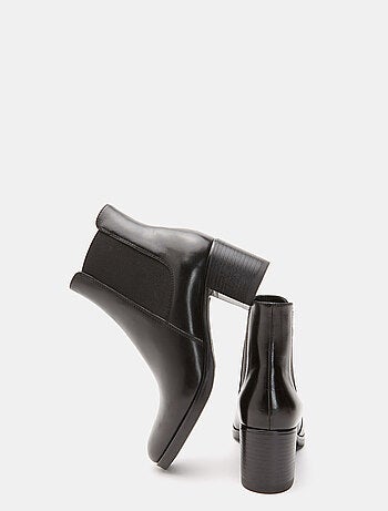 bottines chelsea à talon large BATA