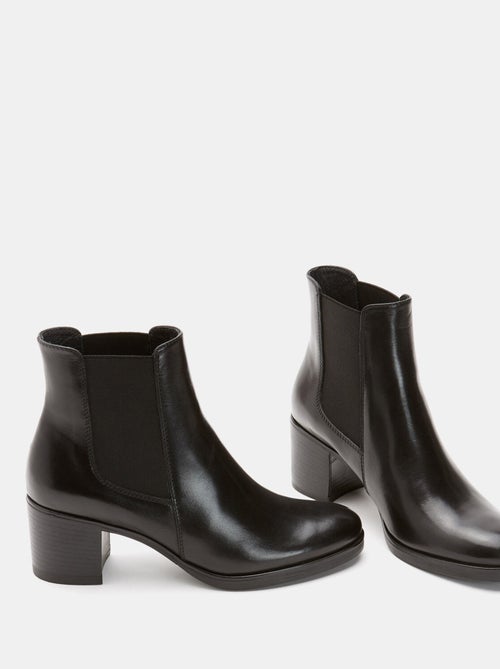bottines chelsea à talon large BATA - Kiabi