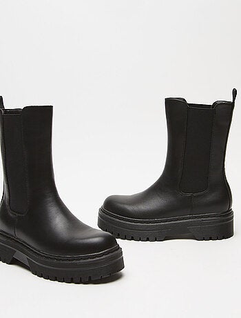 Bottines Chelsea avec semelle plateforme BATA
