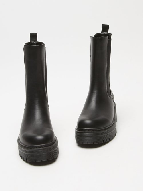 Bottines Chelsea avec semelle plateforme BATA - Kiabi