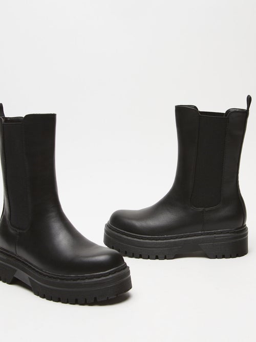 Bottines Chelsea avec semelle plateforme BATA - Kiabi