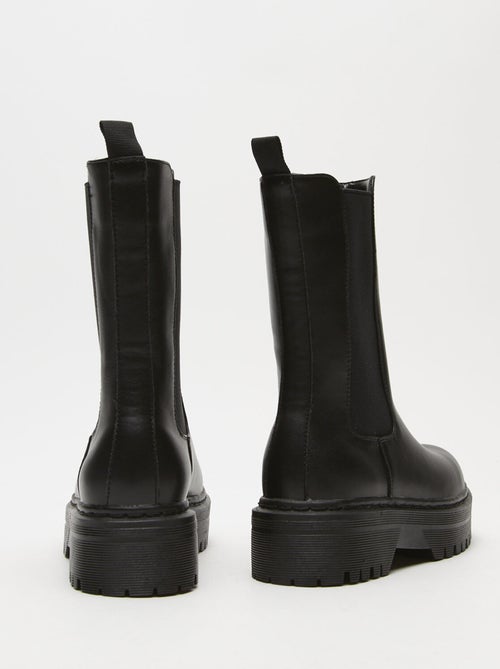 Bottines Chelsea avec semelle plateforme BATA - Kiabi