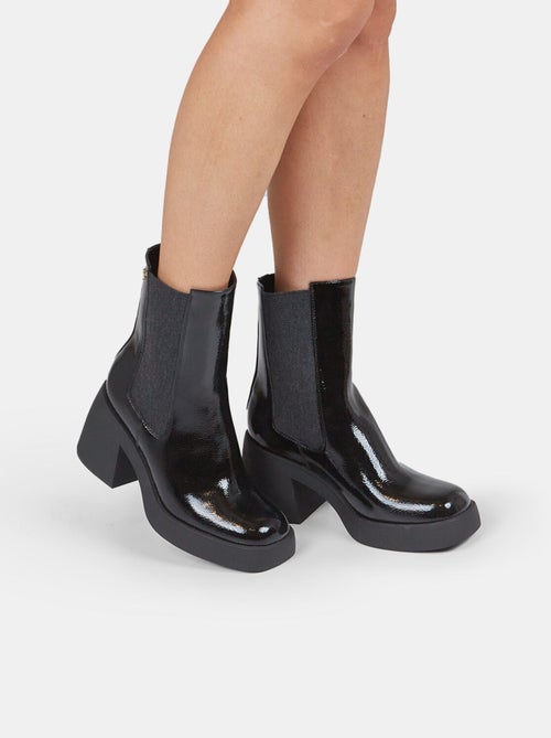 Bottines Chelsea Bata red label avec large talon BATA - Kiabi