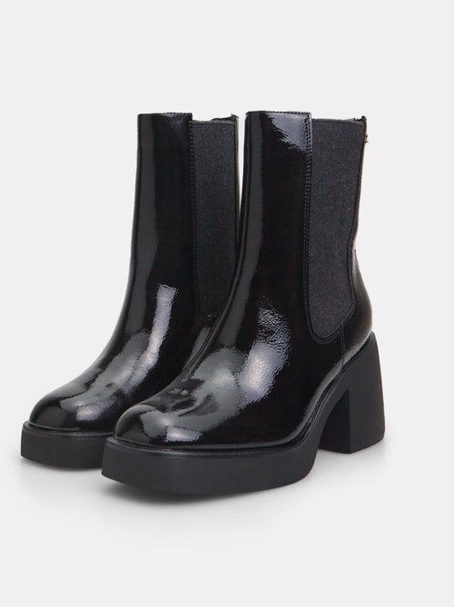 Bottines Chelsea Bata red label avec large talon BATA - Kiabi