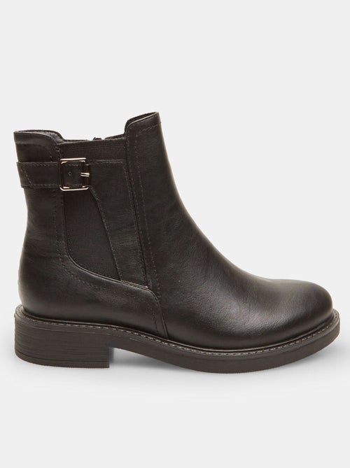 Bottines Chelsea effet cuir BATA - Kiabi