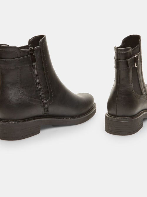 Bottines Chelsea effet cuir BATA - Kiabi