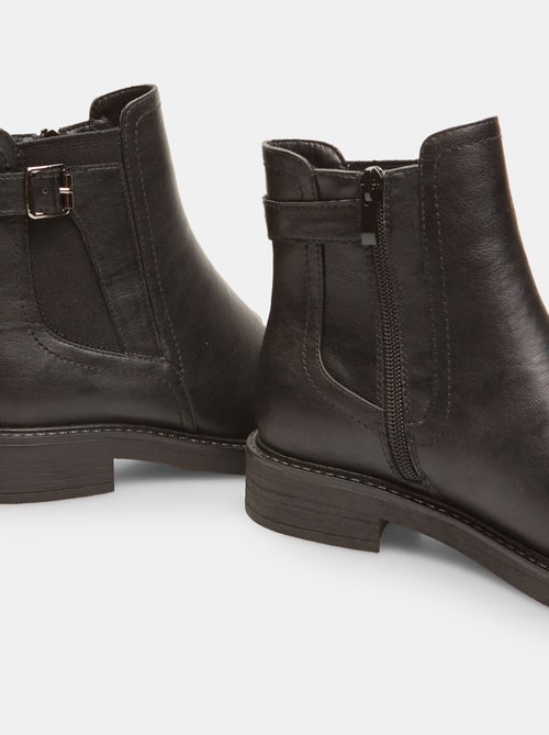 Bottines Chelsea effet cuir BATA - Kiabi