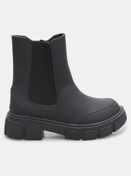 Bottines Chelsea effet cuir d'hiver BATA - Kiabi