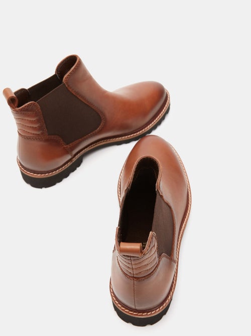 bottines chelsea en cuir BATA - Kiabi