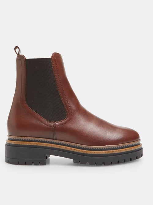 Bottines Chelsea en cuir BATA - Kiabi