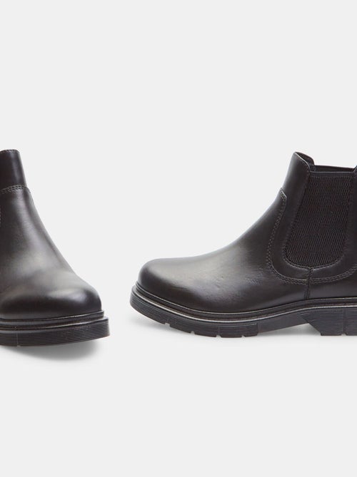Bottines Chelsea en cuir BATA - Kiabi
