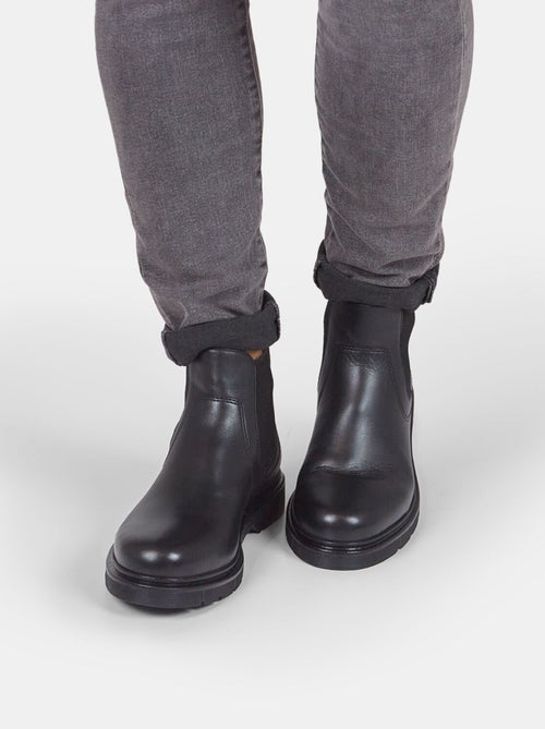 Bottines Chelsea en cuir BATA - Kiabi