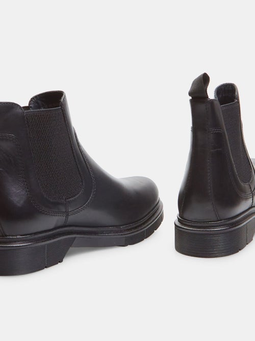 Bottines Chelsea en cuir BATA - Kiabi
