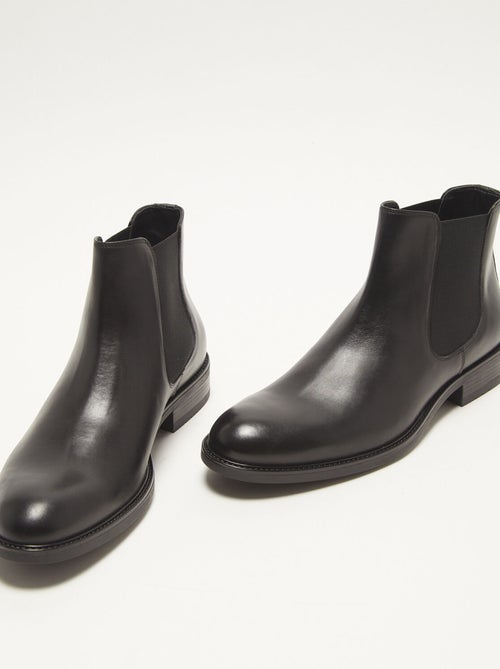Bottines Chelsea en cuir BATA - Kiabi