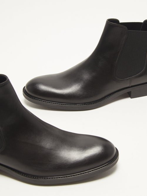 Bottines Chelsea en cuir BATA - Kiabi