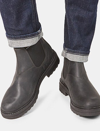 Bottines Chelsea en cuir d'hiver BATA