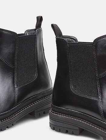 Bottines Chelsea en cuir d'hiver BATA