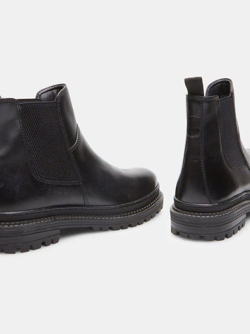 Bottines Chelsea en cuir d'hiver BATA - Kiabi