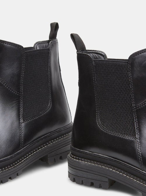 Bottines Chelsea en cuir d'hiver BATA - Kiabi