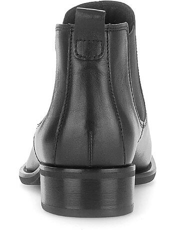 Bottines chelsea en cuir lisse