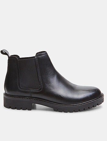 Bottines Chelsea en cuir véritable BATA