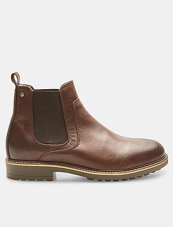 Bottines Chelsea en cuir véritable d'hiver BATA