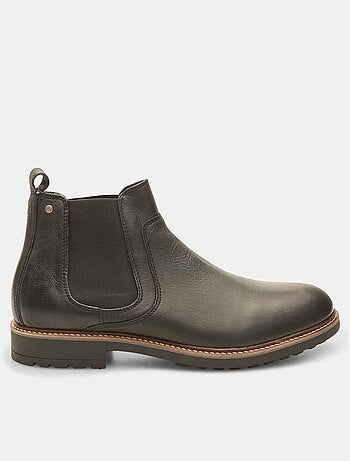 Bottines Chelsea en cuir véritable d'hiver BATA