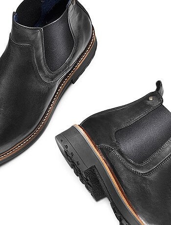 Bottines Chelsea en cuir véritable d'hiver BATA