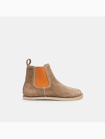 Bottines Chelsea en daim barefoot Bata