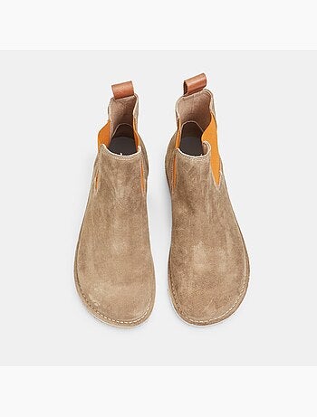 Bottines Chelsea en daim barefoot Bata