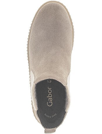 Bottines chelsea en daim